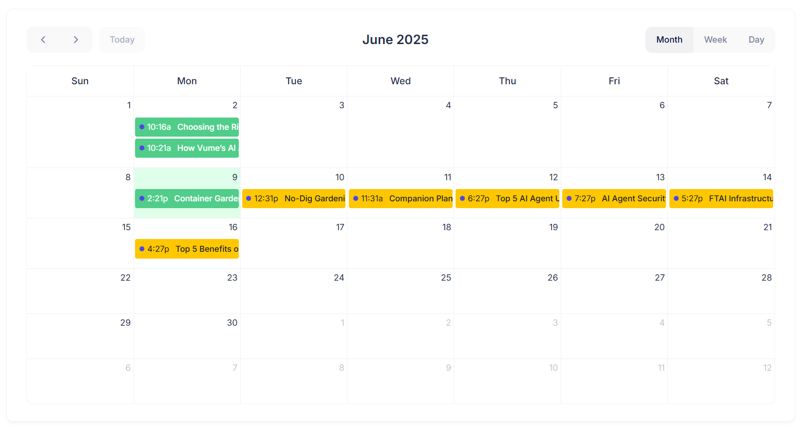Smart Scheduling